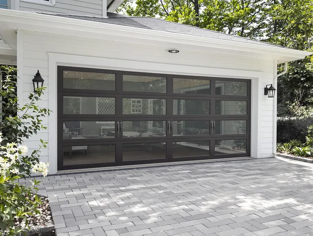 Pooler Garage Door Repair design specialist presenting custom garage door options to Pooler homeowner