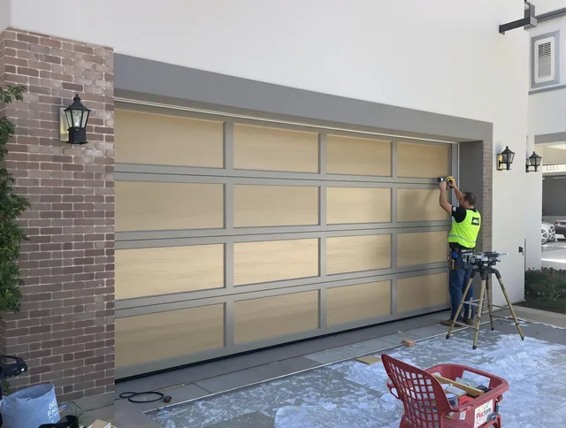 Garage door replacement service by Pooler Garage Door Repair in Pooler