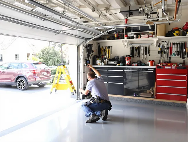 Local garage door repair service by Pooler Garage Door Repair in Pooler