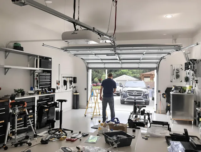 Garage door opener installation by Pooler Garage Door Repair in Pooler