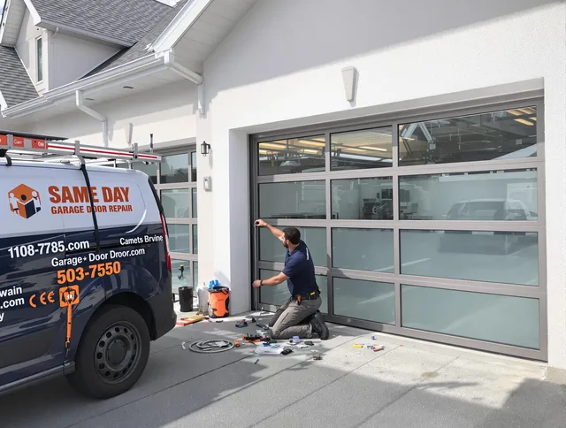 Same-day garage door repair service by Pooler Garage Door Repair in Pooler