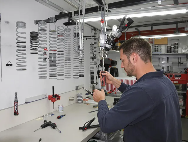 Pooler Garage Door Repair safety certified technician performing precision spring replacement in Pooler